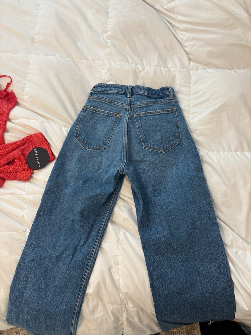 Abercrombie & Fitch Wide-Leg Women's Jeans - Blue
